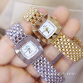 BS FA1197 marque chinoise femmes montre pour dames charme de luxe en acier inoxydable or Rose Quartz étanche montres de mode reloj